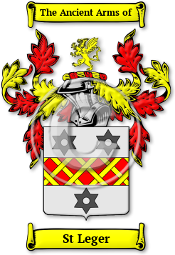 St Leger Family Crest Download (JPG) Legacy Series - 600 DPI